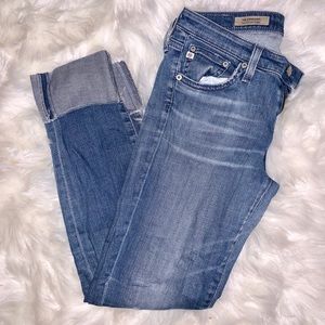 AG Adriano Goldschmied Stevie Cuff Jeans
